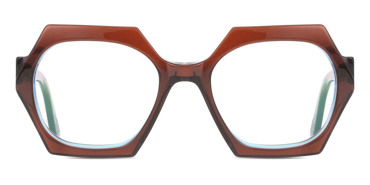 カーク\u0026カーク KIRK\u0026KIRK Penelope K25 Full rim 盛りだくさんリム トランスペアレントコーヒーブラウン Women レディース 成人女性用 ウィメンズ Eyeglasses 眼鏡 メガネ めがね ひな形 伊達眼鏡 【置き目品】【新品】【外国で通信販売】【貨物輸送無料】