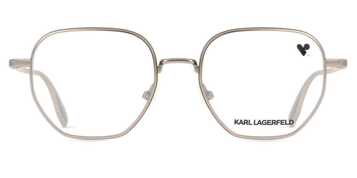 カール・ラガーフェルド Karl Lagerfeld KL351 043 Full rim フルリム マットライトルテニウムシルバー Unisex ユニセックス 男女兼用 メンズ レディース Eyeglasses メガネ 眼鏡 めがね フレーム 伊達メガネ 【正規品】【新品】【海外通販】【送料無料】｜SmartBuyGlasses