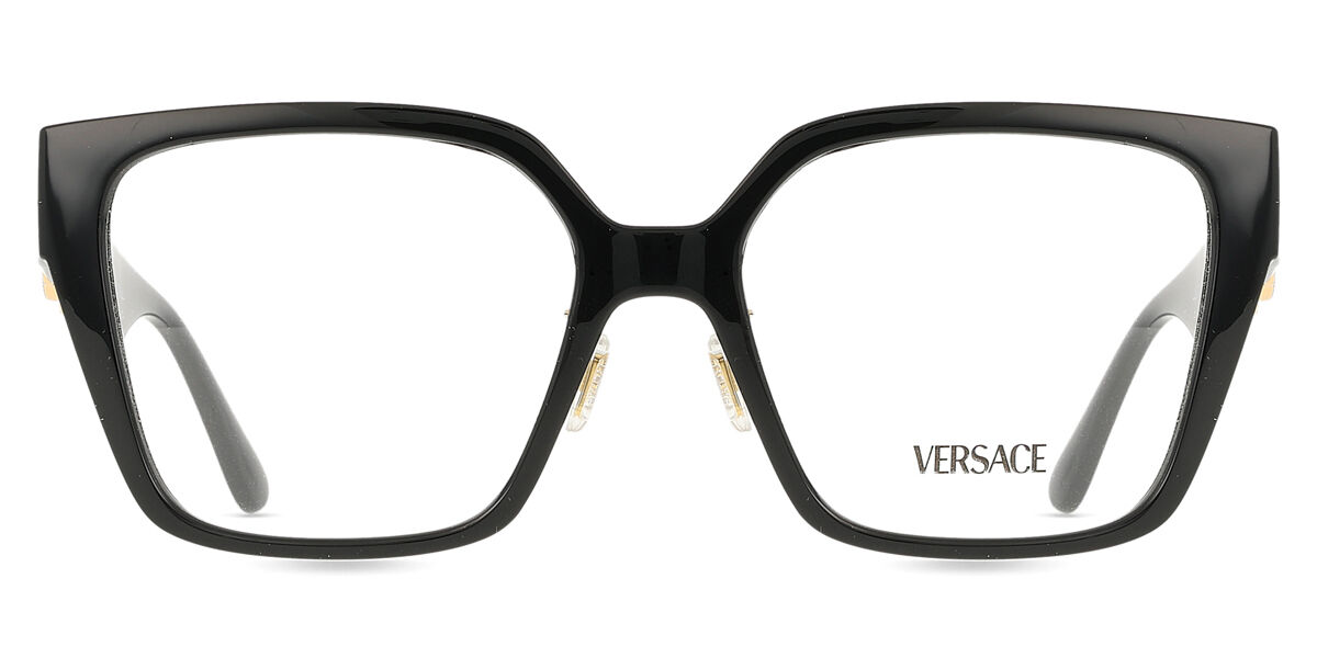 ヴェルサーチ Versace VE3371D Asian Fit GB1 Full rim フルリム ブラック Women レディース 女性用 ウィメンズ Eyeglasses メガネ 眼鏡 めがね フレーム 伊達メガネ 【正規品】【新品】【海外通販】【送料無料】|SmartBuyGlasses