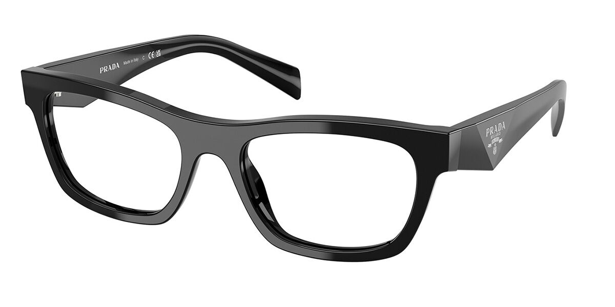 プラダ Prada PR B01VF Asian Fit 16K1O1 Full rim 盛りだくさんリム 黒いこと Women レディース 成人女性用 ウィメンズ Eyeglasses 眼鏡 メガネ めがね ひな形 伊達眼鏡 【置き目品】【新品】【外国で通信販売】【貨物輸送無料】