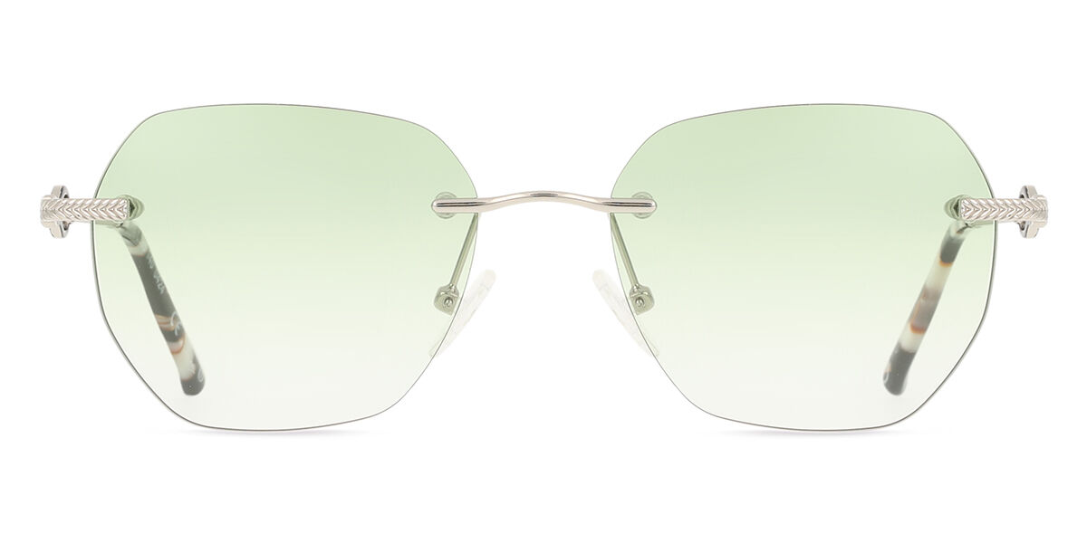 【正規品】【送料無料】SmartBuyコレクション Rimless Geometric Silver SmartBuy Collection Sundra JST-164 003 Fashion Unisex Sunglasses【海外通販】