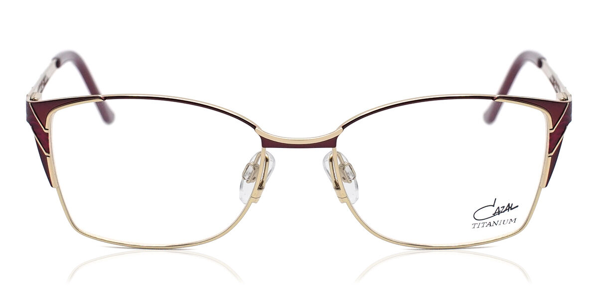 カザル Cazal 1268 003 Full rim フルリム ボルドー バーガンディ ゴールド Unisex ユニセックス 男女兼用 メンズ レディース Eyeglasses メガネ 眼鏡 めがね フレーム 伊達メガネ 【正規品】【新品】【海外通販】【送料無料】｜SmartBuyGlasses 21,706円