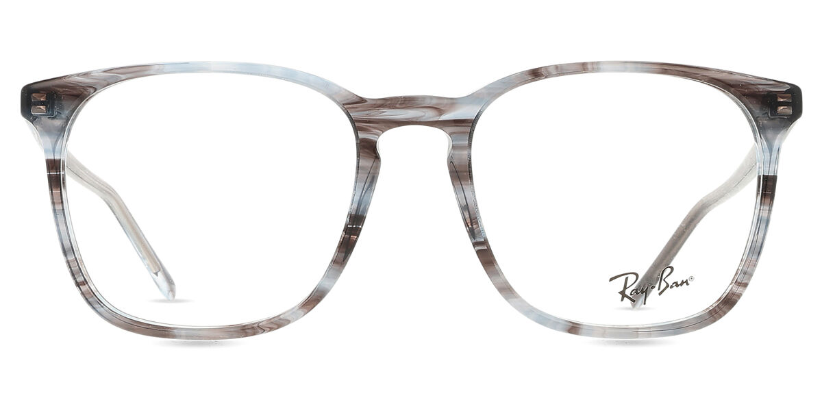 【正規品】【送料無料】【新品】レイバン Ray-Ban RX5387 8361 ストリークド ブルー Unisex ユニセックス 男女兼用 メンズ レディース Eyeglasses メガネ 眼鏡 めがね フレーム 伊達メガネ【海外通販】