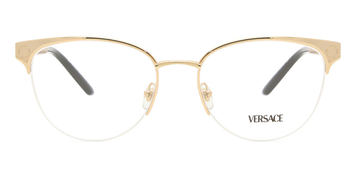 ヴェルサーチ Versace VE1297 1002 Semi rimless セミリムレス ゴールド Women レディース 女性用 ウィメンズ Eyeglasses メガネ 眼鏡 めがね フレーム 伊達メガネ 【正規品】【新品】【海外通販】【送料無料】｜SmartBuyGlasses 27,045円