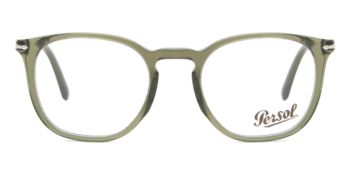 ペルソール Persol PO3318V 1142 Full rim フルリム 透明 オリーブ グリーン Unisex ユニセックス 男女兼用 メンズ レディース Eyeglasses メガネ 眼鏡 めがね フレーム 伊達メガネ 【正規品】【新品】【海外通販】【送料無料】|SmartBuyGlasses