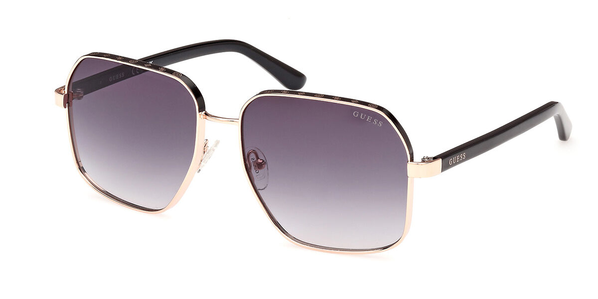 【正規品】【送料無料】【新品】ゲス Guess GU00107 05B シャイニー ローズ ゴールド ブラック オン トップ Women レディース 女性用 ウィメンズ Sunglasses サングラス さんぐらす【海外通販】