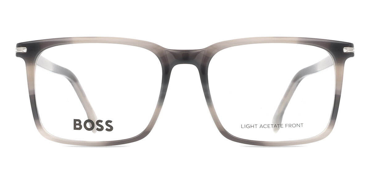 ボス BOSS 1753/G Asian Fit 2W8 Full rim フルリム グレーブラックホーン Men メンズ 男性用 Eyeglasses メガネ 眼鏡 めがね フレーム 伊達メガネ 【正規品】【新品】【海外通販】【送料無料】｜SmartBuyGlasses