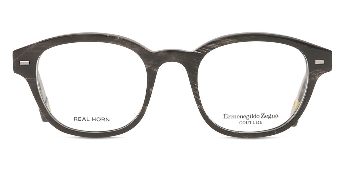 ゼニア ZC5017 065 Full rim 盛りだくさんリム 黒いこと/ダークブラウンホーン Unisex ユニ一発やる 男女兼用 メンズ レディース Eyeglasses 眼鏡 メガネ めがね 枠組み 伊達眼鏡 【定まり品】【新品】【外国で通信販売】【貨物輸送無料】