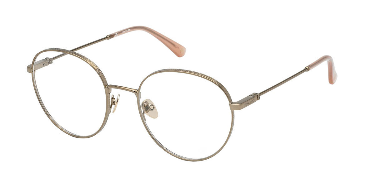 【正規品】【送料無料】【新品】ニナ リッチ Nina Ricci VNR297 0R80 シャイニー ブロンズ ゴールド Unisex ユニセックス 男女兼用 メンズ レディース Eyeglasses メガネ 眼鏡 めがね フレーム 伊達メガネ【海外通販】
