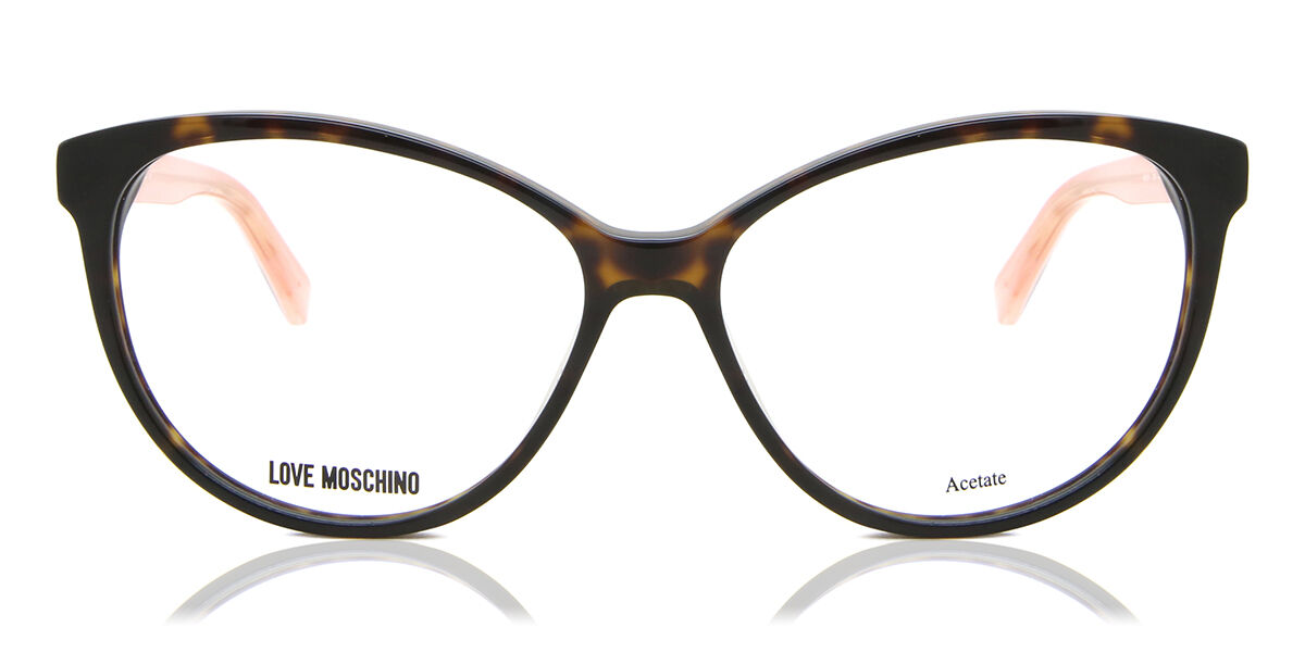 モスキーノラブ Moschino Love MOL591 086 Full rim 盛りだくさんリム べっ甲 Women レディース 成人女性用 ウィメンズ Eyeglasses 眼鏡 メガネ めがね ひな形 伊達眼鏡 【置き目品】【新品】【外国で通信販売】【貨物輸送無料】