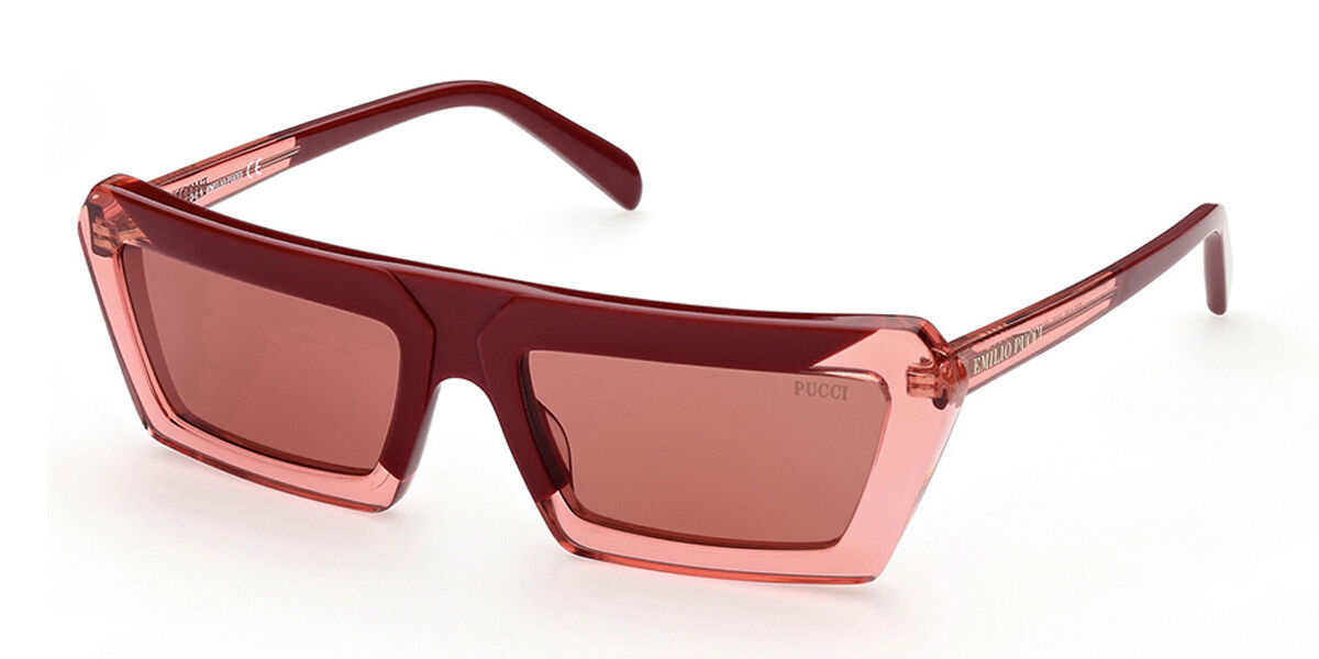 【正規品】【送料無料】【新品】プッチ Emilio Pucci EP0175 71S 透明なバーガンディ Women レディース 女性用 ウィメンズ Sunglasses サングラス さんぐらす【海外通販】