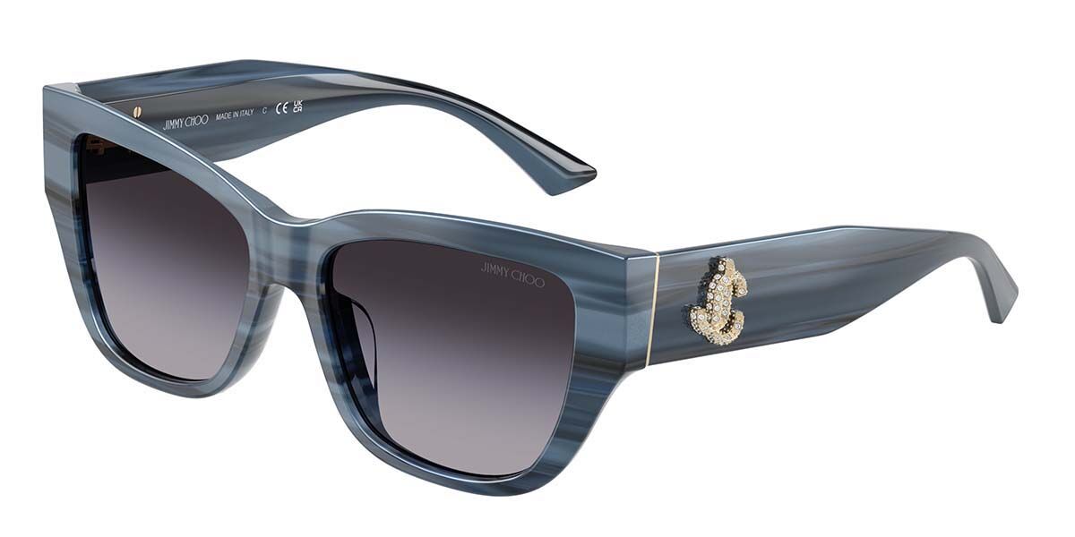 ジミーチュウ Jimmy Choo JC5039BU 50728G Full rim フルリム ストライプネイビーブルー Women レディース 女性用 ウィメンズ Sunglasses サングラス さんぐらす 【UVカテゴリ3】【正規品】【新品】【海外通販】【送料無料】|SmartBuyGlasses