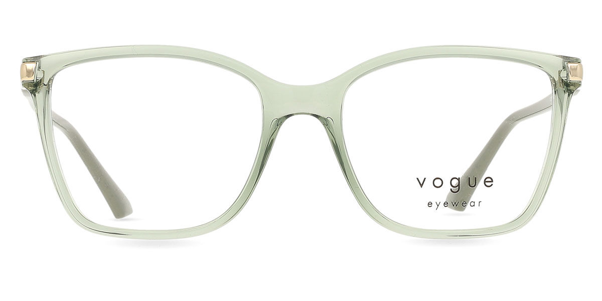 ヴォーグアイウェア Vogue Eyewear VO5654 3022 Full rim フルリム トランスペアレント グリーン Women レディース 女性用 ウィメンズ Eyeglasses メガネ 眼鏡 めがね フレーム 伊達メガネ 【正規品】【新品】【海外通販】【送料無料】|SmartBuyGlasses