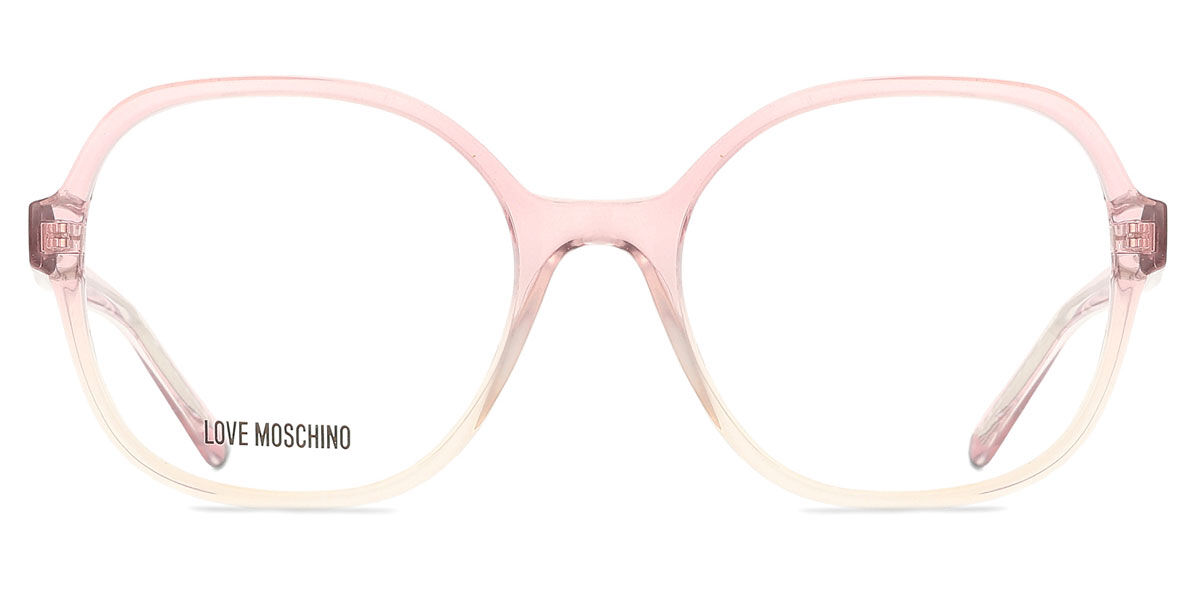 モスキーノラブ Moschino Love MOL616 35J Full rim 盛りだくさんリム フェイデッドトランスペアレントライトピンク Women レディース 成人女性用 ウィメンズ Eyeglasses 眼鏡 メガネ めがね ひな形 伊達眼鏡 【置き目品】【新品】【外国で通信販売】【貨物輸送無料】