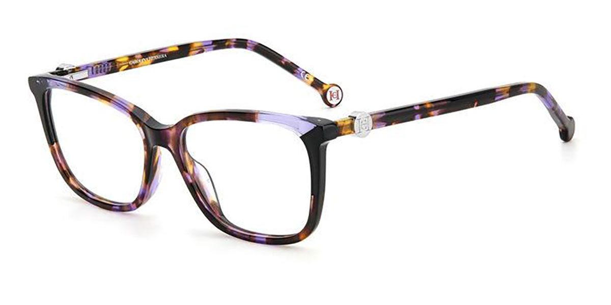 【正規品】【送料無料】【新品】カロライナヘレラ Carolina Herrera CH 0055 F0T パープルべっ甲 Women レディース 女性用 ウィメンズ Eyeglasses メガネ 眼鏡 めがね フレーム 伊達メガネ【海外通販】