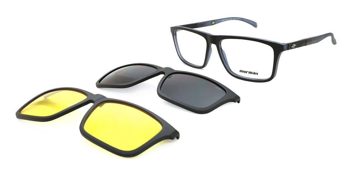 モルマイー Mormaii Swap 7 M6176A9460 Full rim 盛りだくさんリム 黒いこと/青み Men メンズ 成人男性用 Eyeglasses 眼鏡 メガネ めがね ひな形 伊達眼鏡 【置き目品】【新品】【外国で通信販売】【貨物輸送無料】