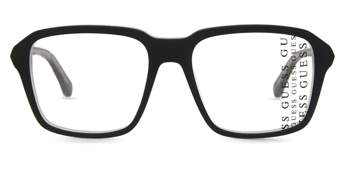 ゲス Guess GU50073 002 Full rim フルリム マットブラック Unisex ユニセックス 男女兼用 メンズ レディース Eyeglasses メガネ 眼鏡 めがね フレーム 伊達メガネ 【正規品】【新品】【海外通販】【送料無料】|SmartBuyGlasses