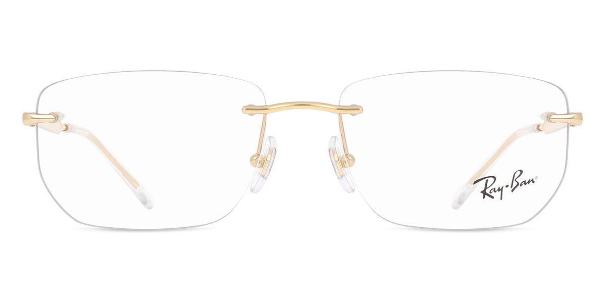 レイバン Ray-Ban RX3768V 2500 Rimless リムレス アリスタゴールド Unisex ユニセックス 男女兼用 メンズ レディース Eyeglasses メガネ 眼鏡 めがね フレーム 伊達メガネ 【正規品】【新品】【海外通販】【送料無料】｜SmartBuyGlasses