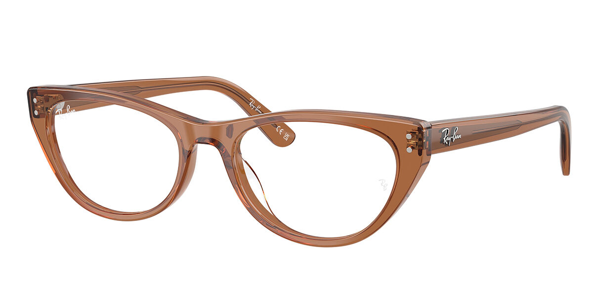 【正規品】【送料無料】【新品】レイバン Ray-Ban RX5449D Asian Fit 8201 トランスペアレント ブラウン Women レディース 女性用 ウィメンズ Eyeglasses メガネ 眼鏡 めがね フレーム 伊達メガネ【海外通販】