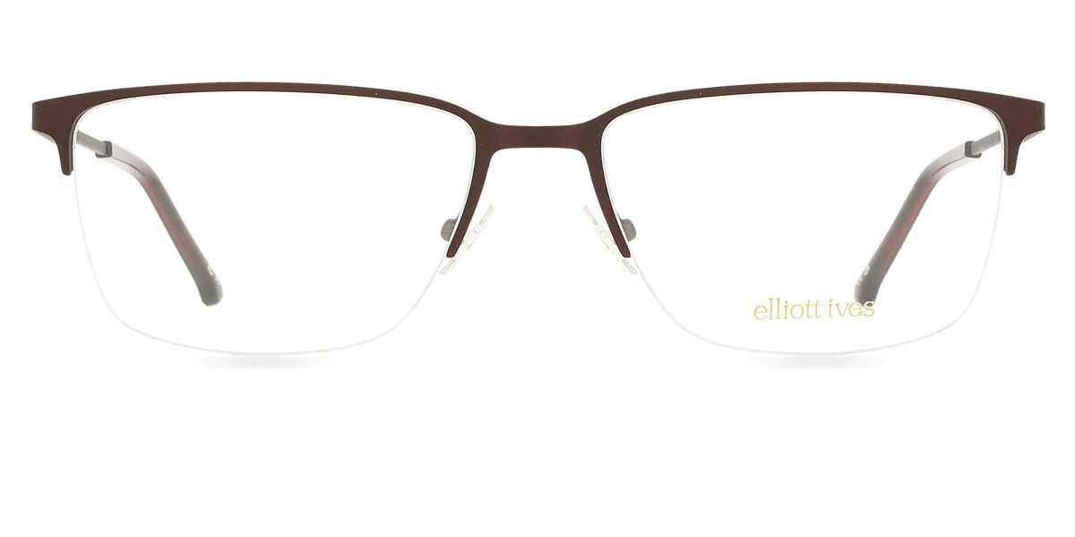 エリオット アイヴス Elliott Ives Persimmon Black Cherry Semi rimless セミリムレス 黒いこと/桜んぼう赤いこと Men メンズ 成人男性用 Eyeglasses 眼鏡 メガネ めがね ひな形 伊達眼鏡 【置き目品】【新品】【外国で通信販売】【貨物輸送無料】