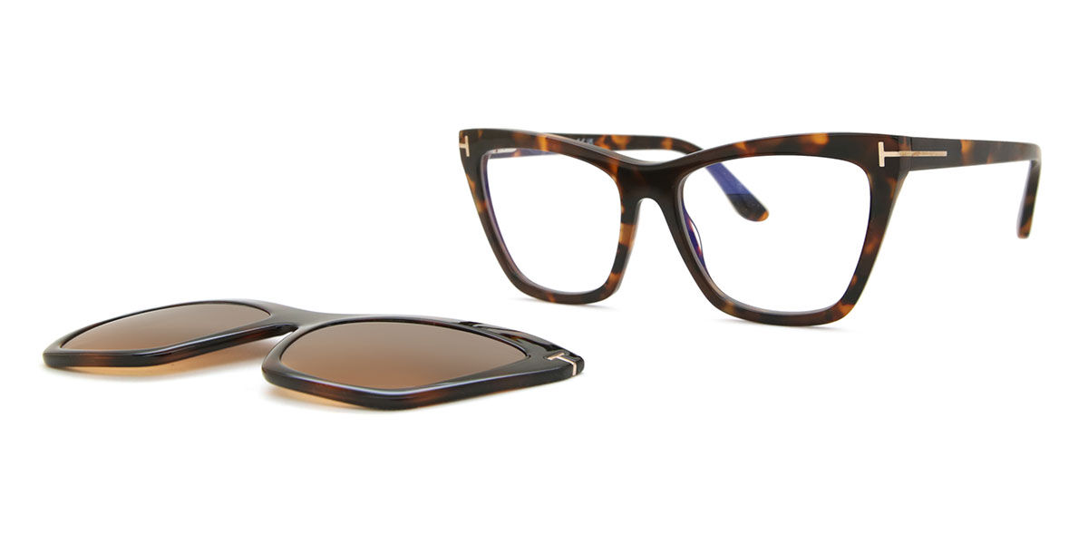 トムフォード Tom Ford FT5971-B with Clip-On 052 Blue-Light Block Full rim フルリム ダークトータス Women レディース 女性用 ウィメンズ Eyeglasses メガネ 眼鏡 めがね フレーム 伊達メガネ 【正規品】【新品】【海外通販】【送料無料】|SmartBuyGlasses