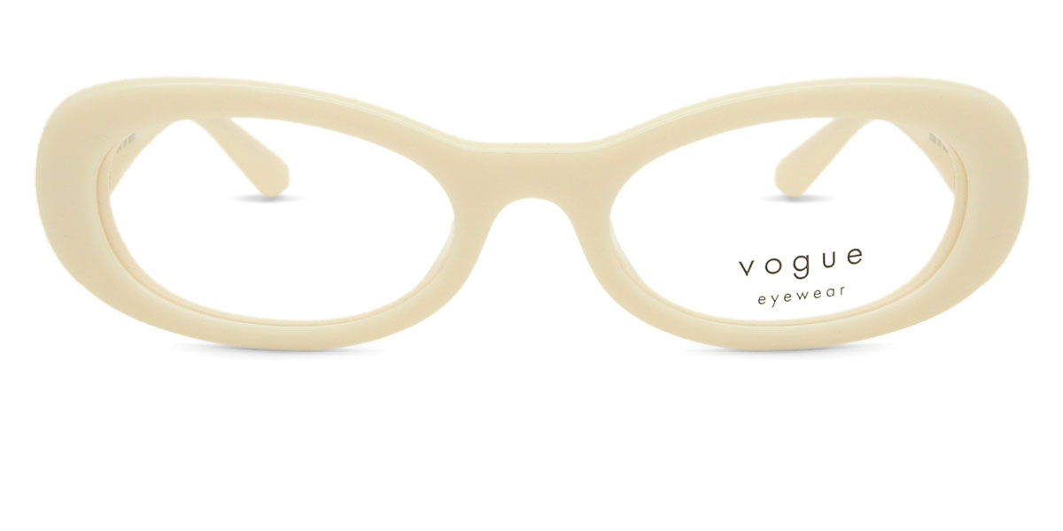 ヴォーグアイウェア Vogue Eyewear VO5596 3167 Full rim フルリム フルアイボリーホワイト Women レディース 女性用 ウィメンズ Eyeglasses メガネ 眼鏡 めがね フレーム 伊達メガネ 【正規品】【新品】【海外通販】【送料無料】｜SmartBuyGlasses