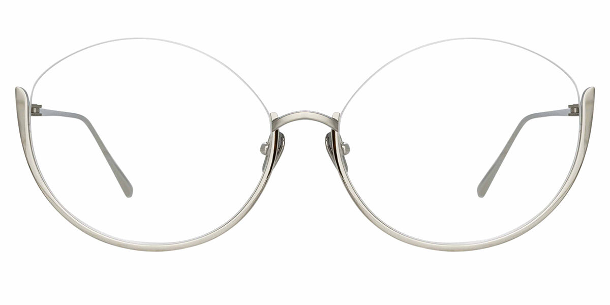 リンダ・ファロー Linda Farrow RAE LFL1144 C7 Semi rimless セミリムレス シルバー Women レディース 女性用 ウィメンズ Eyeglasses メガネ 眼鏡 めがね フレーム 伊達メガネ 【正規品】【新品】【海外通販】【送料無料】|SmartBuyGlasses