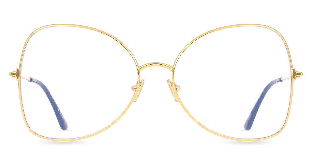 トムジェラルド・r・フォード Tom Ford FT6049-B 030 Blue-Light Block Full rim 盛りだくさんリム 輝く奥行きのあるゴールド Women レディース お上さん用 ウィメンズ Eyeglasses 眼鏡 メガネ めがね 一こま 伊達眼鏡 【置き目品】【新品】【外国で通信販売】【貨物輸送無料】