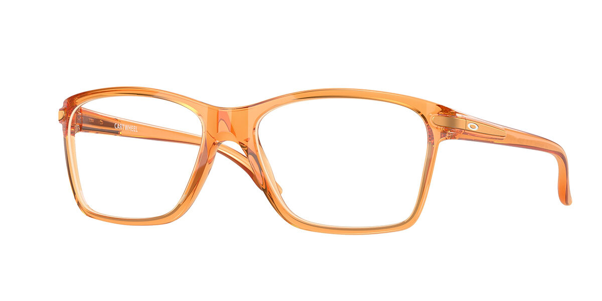 オーク材ロバート・エドワード・リー Oakley OY8010 CARTWHEEL Kids 801009 Full rim 盛りだくさんリム 光輝のある澄み切ったな生薑オレンジ色 Kids  キッズ Eyeglasses 眼鏡 メガネ めがね ひな形 伊達眼鏡 【置き目品】【新品】【外国で通信販売】【貨物輸送無料】
