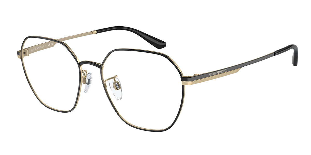 【正規品】【送料無料】【新品】エンポリオアルマーニ Emporio Armani EA1145D Asian Fit 3014 光沢のある黒と金 Women レディース 女性用 ウィメンズ Eyeglasses メガネ 眼鏡 めがね フレーム 伊達メガネ【海外通販】|SmartBuyGlasses