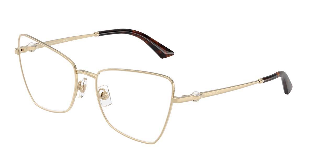 ジミーチュウ Jimmy Choo JC2010HB 3006 Full rim 盛りだくさんリム ゴールド Women レディース 成人女性用 ウィメンズ Eyeglasses 眼鏡 メガネ めがね ひな形 伊達眼鏡 【置き目品】【新品】【外国で通信販売】【貨物輸送無料】