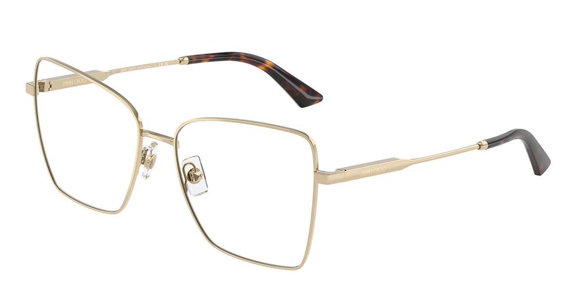 ジミーチュウ Jimmy Choo JC2007 3006 Full rim 盛りだくさんリム ペールゴールド Women レディース 亭主もち用 ウィメンズ Eyeglasses 眼鏡 メガネ めがね 屋台骨 伊達眼鏡 【置き目品】【新品】【外国で通信販売】【貨物輸送無料】 眼鏡・サングラス-バッグ・小物・ブランド雑貨