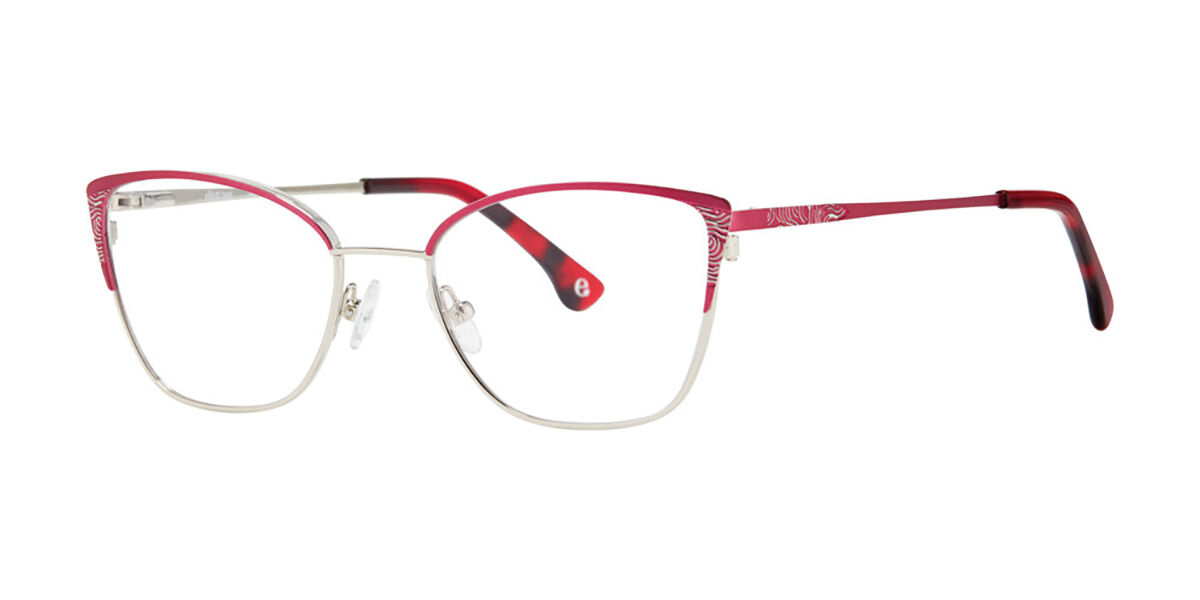 エリオット アイヴス Elliott Ives Jasmine Red Dahlia Full rim 盛りだくさんリム 赤いことダリア/しろがね色 Women レディース 成人女性用 ウィメンズ Eyeglasses 眼鏡 メガネ めがね ひな形 伊達眼鏡 【置き目品】【新品】【外国で通信販売】【貨物輸送無料】