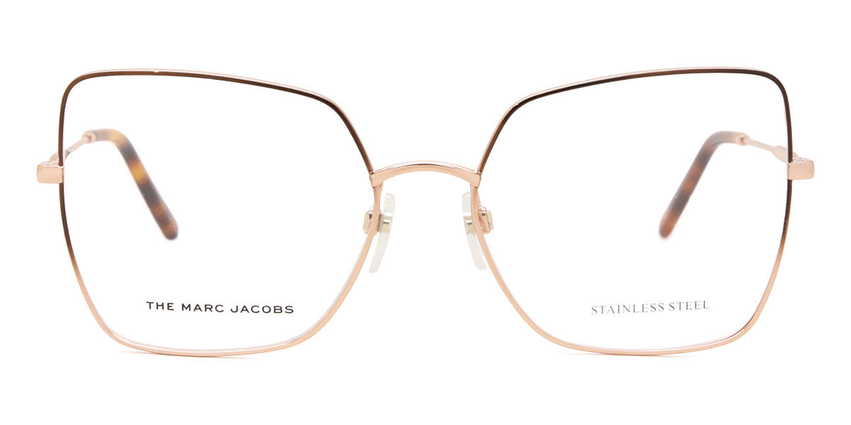 マークジェイコブス Marc Jacobs MARC 591 01Q Full rim フルリム ゴールド ブラウン Women レディース 女性用 ウィメンズ Eyeglasses メガネ 眼鏡 めがね フレーム 伊達メガネ 【正規品】【新品】【海外通販】【送料無料】｜SmartBuyGlasses 9,929円