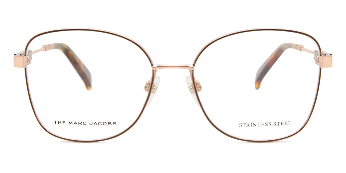 マークジェイコブス Marc Jacobs MARC 595 01Q Full rim フルリム ゴールド ブラウン Women レディース 女性用 ウィメンズ Eyeglasses メガネ 眼鏡 めがね フレーム 伊達メガネ 【正規品】【新品】【海外通販】【送料無料】｜SmartBuyGlasses