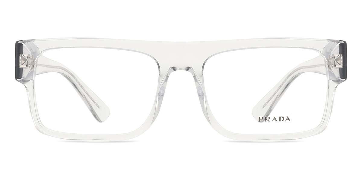 プラダ Prada PR A01VF Asian Fit 17P1O1 Full rim 盛りだくさんリム トランスペアレント 薄墨色 Men メンズ 成人男性用 Eyeglasses 眼鏡 メガネ めがね 一こま 伊達眼鏡 【置き目品】【新品】【外国で通信販売】【貨物輸送無料】