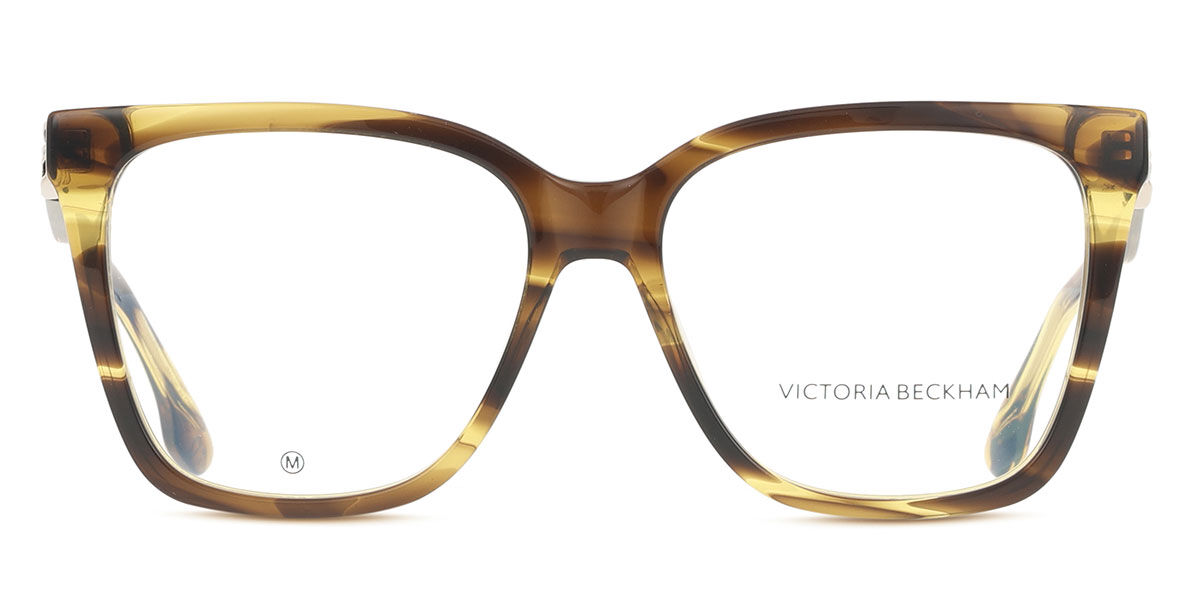 ビクトリアベッカム Victoria Beckham VB2680 318 Full rim フルリム ストライプカーキブラウン Women レディース 女性用 ウィメンズ Eyeglasses メガネ 眼鏡 めがね フレーム 伊達メガネ 【正規品】【新品】【海外通販】【送料無料】｜SmartBuyGlasses