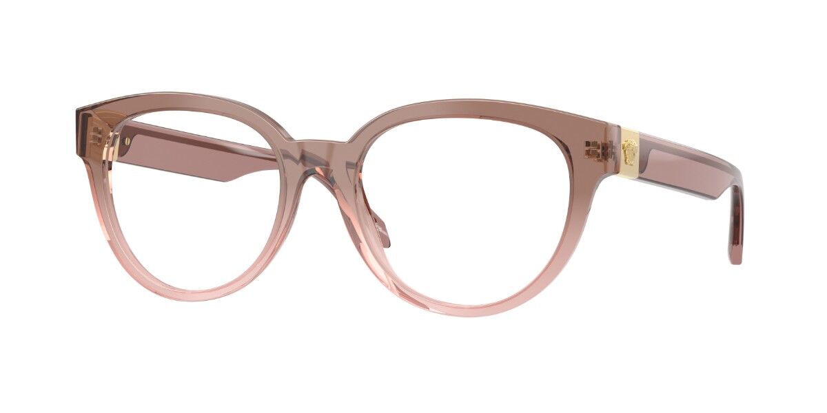 ヴェルサーチ Versace VE3384 5435 Full rim フルリム クリアフェードブラウニッシュピンク Women レディース 女性用 ウィメンズ Eyeglasses メガネ 眼鏡 めがね フレーム 伊達メガネ 【正規品】【新品】【海外通販】【送料無料】｜SmartBuyGlasses 16,229円