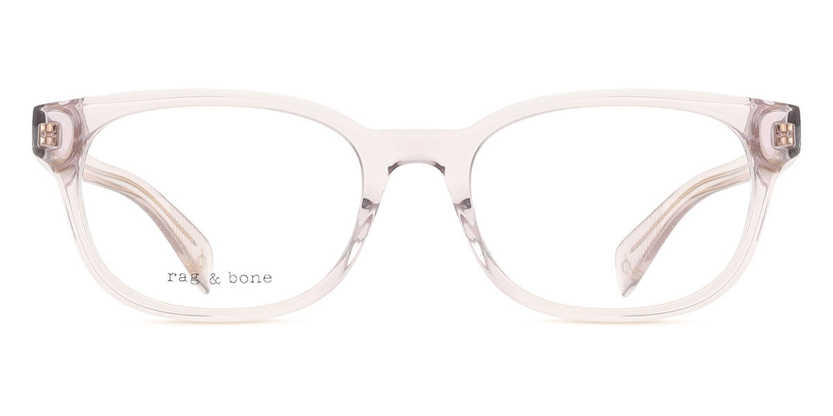 引っ敷き＆ボーン Rag \u0026 Bone RNB8000 35J Full rim 盛りだくさんリム トランスペアレント サクラ色 Unisex ユニ一発やる 男女兼用 メンズ レディース Eyeglasses 眼鏡 メガネ めがね 屋台骨 伊達眼鏡 【置き目品】【新品】【外国で通信販売】【貨物輸送無料】 眼鏡-バッグ・小物・ブランド雑貨-眼鏡・サングラス