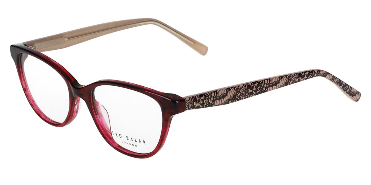 【正規品】【送料無料】【新品】テッドベイカー Ted Baker TB9252 201 トランスペアレント レッド Women レディース 女性用 ウィメンズ Eyeglasses メガネ 眼鏡 めがね フレーム 伊達メガネ【海外通販】