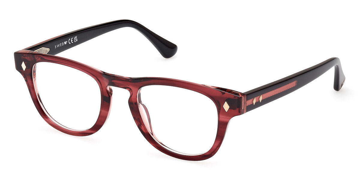 ウェブ アイウェア Web WE5384 083 Full rim フルリム レッド トータス Unisex ユニセックス 男女兼用 メンズ レディース Eyeglasses メガネ 眼鏡 めがね フレーム 伊達メガネ 【正規品】【新品】【海外通販】【送料無料】|SmartBuyGlasses