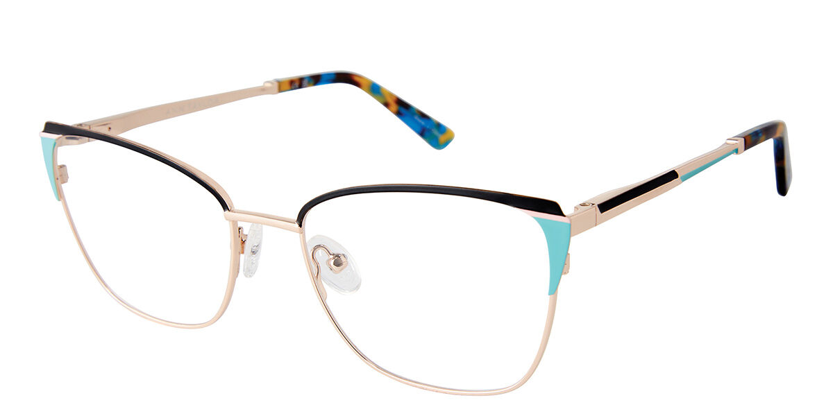 Ann Taylor AT109 C01 Full rim フルリム ブラックスカイブルー オン ローズゴールド Women レディース 女性用 ウィメンズ Eyeglasses メガネ 眼鏡 めがね フレーム 伊達メガネ 【正規品】【新品】【海外通販】【送料無料】|SmartBuyGlasses