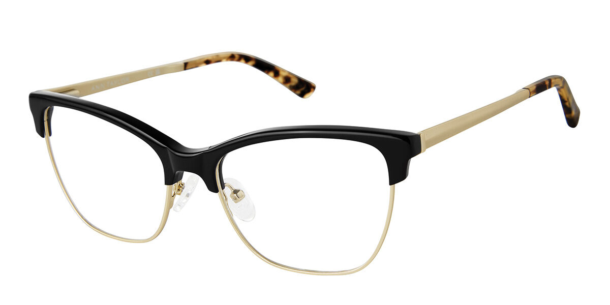 Ann Taylor AT349 C01 Full rim フルリム ブラック オン ローズゴールド Women レディース 女性用 ウィメンズ Eyeglasses メガネ 眼鏡 めがね フレーム 伊達メガネ 【正規品】【新品】【海外通販】【送料無料】｜SmartBuyGlasses