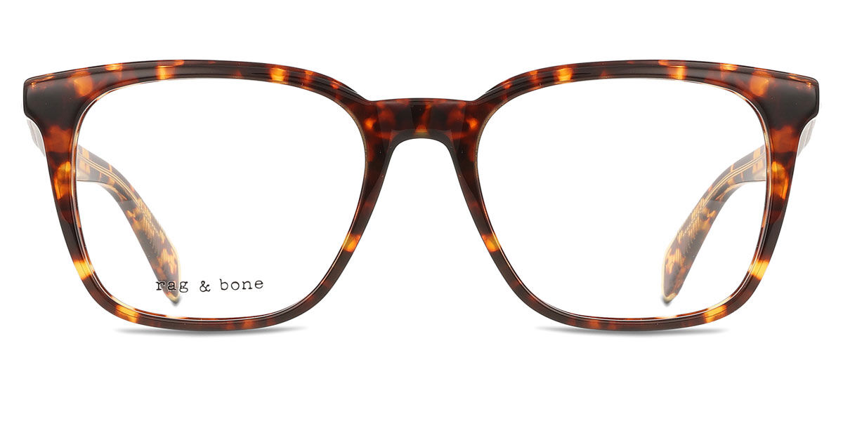 引っ敷き＆ボーン Rag \u0026 Bone RNB7026/G XNZ Full rim 盛りだくさんリム ベージュハバナ Men メンズ 成人男性用 Eyeglasses 眼鏡 メガネ めがね 屋台骨 伊達眼鏡 【置き目品】【新品】【外国で通信販売】【貨物輸送無料】 眼鏡・サングラス-眼鏡