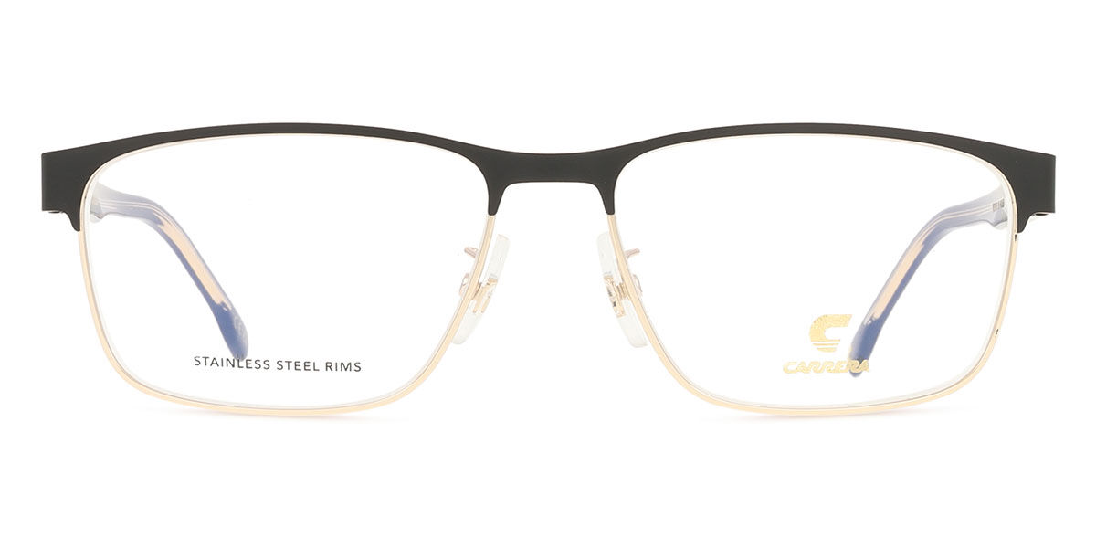 カレラ Carrera C FLEX 06/G Asian Fit I46/2Y Full rim フルリム マットブラック オン ゴールド Men メンズ 男性用 Eyeglasses メガネ 眼鏡 めがね フレーム 伊達メガネ 【正規品】【新品】【海外通販】【送料無料】｜SmartBuyGlasses