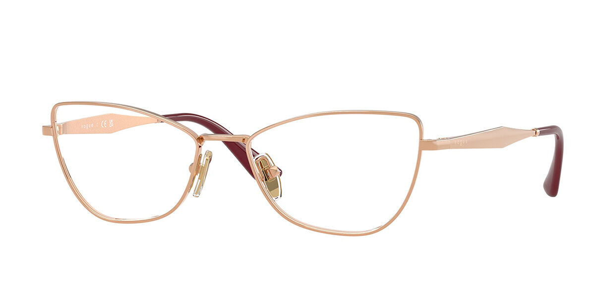 ヴォーグアイウェア Vogue Eyewear VO4333 5152 Full rim フルリム ローズゴールド Women レディース 女性用 ウィメンズ Eyeglasses メガネ 眼鏡 めがね フレーム 伊達メガネ 【正規品】【新品】【海外通販】【送料無料】|SmartBuyGlasses