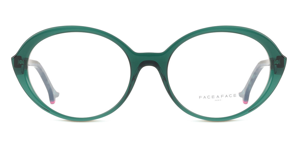 Face a Face Face a Face Bocca Plum 2 1026 Full rim フルリム 透明 ダーク グリーン Women レディース 女性用 ウィメンズ Eyeglasses メガネ 眼鏡 めがね フレーム 伊達メガネ 【正規品】【新品】【海外通販】【送料無料】｜SmartBuyGlasses