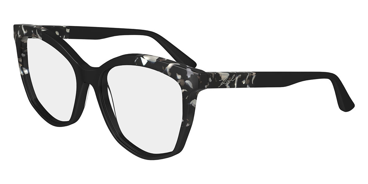 カール・ラガーフェルド Karl Lagerfeld KL6154 013 Full rim フルリム ブラック/マーブルブラック Women レディース 女性用 ウィメンズ Eyeglasses メガネ 眼鏡 めがね フレーム 伊達メガネ 【正規品】【新品】【海外通販】【送料無料】|SmartBuyGlasses