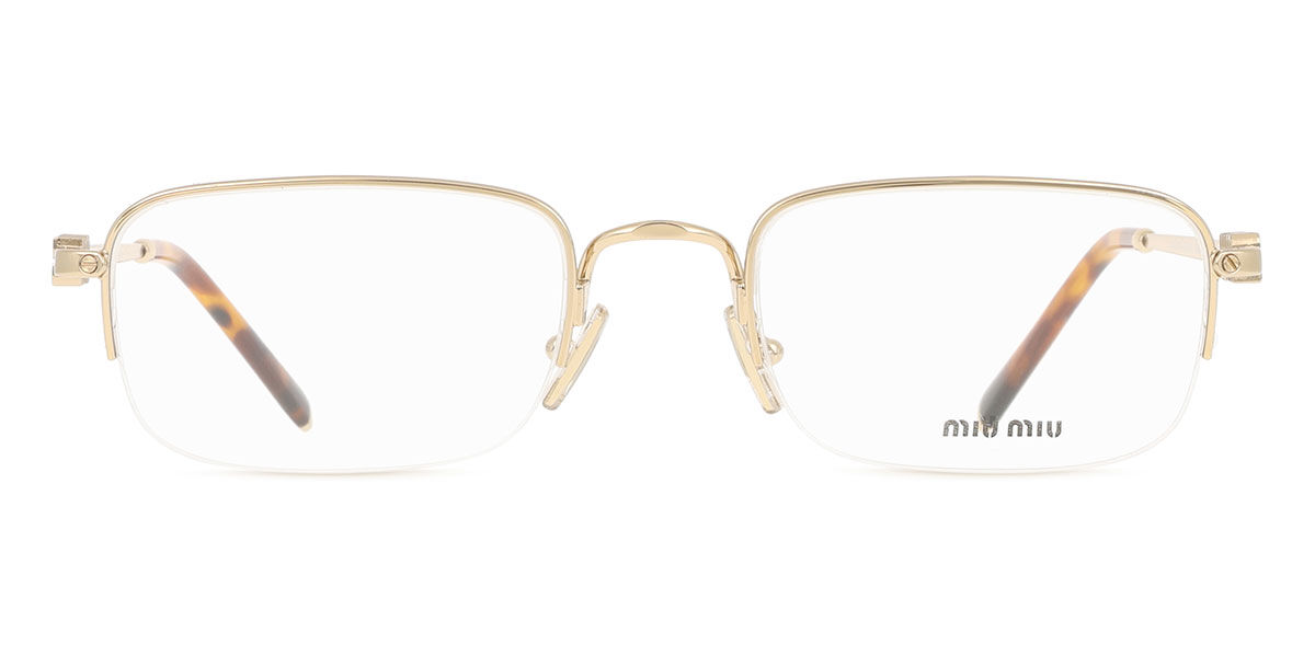 【正規品】【送料無料】【新品】ミュウミュウ Miu Miu MU52WV ZVN1O1 ペールゴールド Women レディース 女性用 ウィメンズ Eyeglasses メガネ 眼鏡 めがね フレーム 伊達メガネ【海外通販】