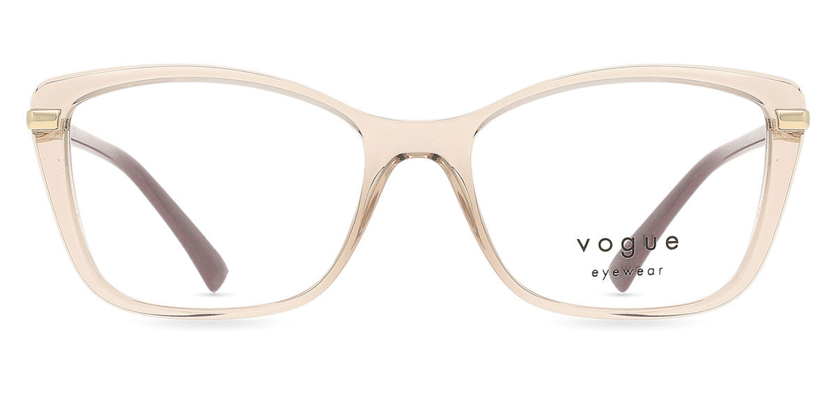 ヴォーグアイウェア Vogue Eyewear VO5487B 2990 Full rim フルリム 透明 ライト ブラウン Women レディース 女性用 ウィメンズ Eyeglasses メガネ 眼鏡 めがね フレーム 伊達メガネ 【正規品】【新品】【海外通販】【送料無料】|SmartBuyGlasses
